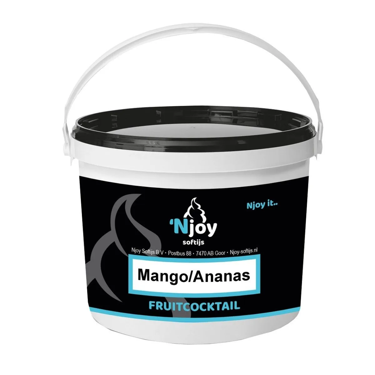 Njoy Fruitcocktail Ananas/Mango (1kg) New