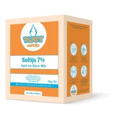 Njoy IJsmix Vloeibaar K+K Vanille 7% (10 liter) Clearance