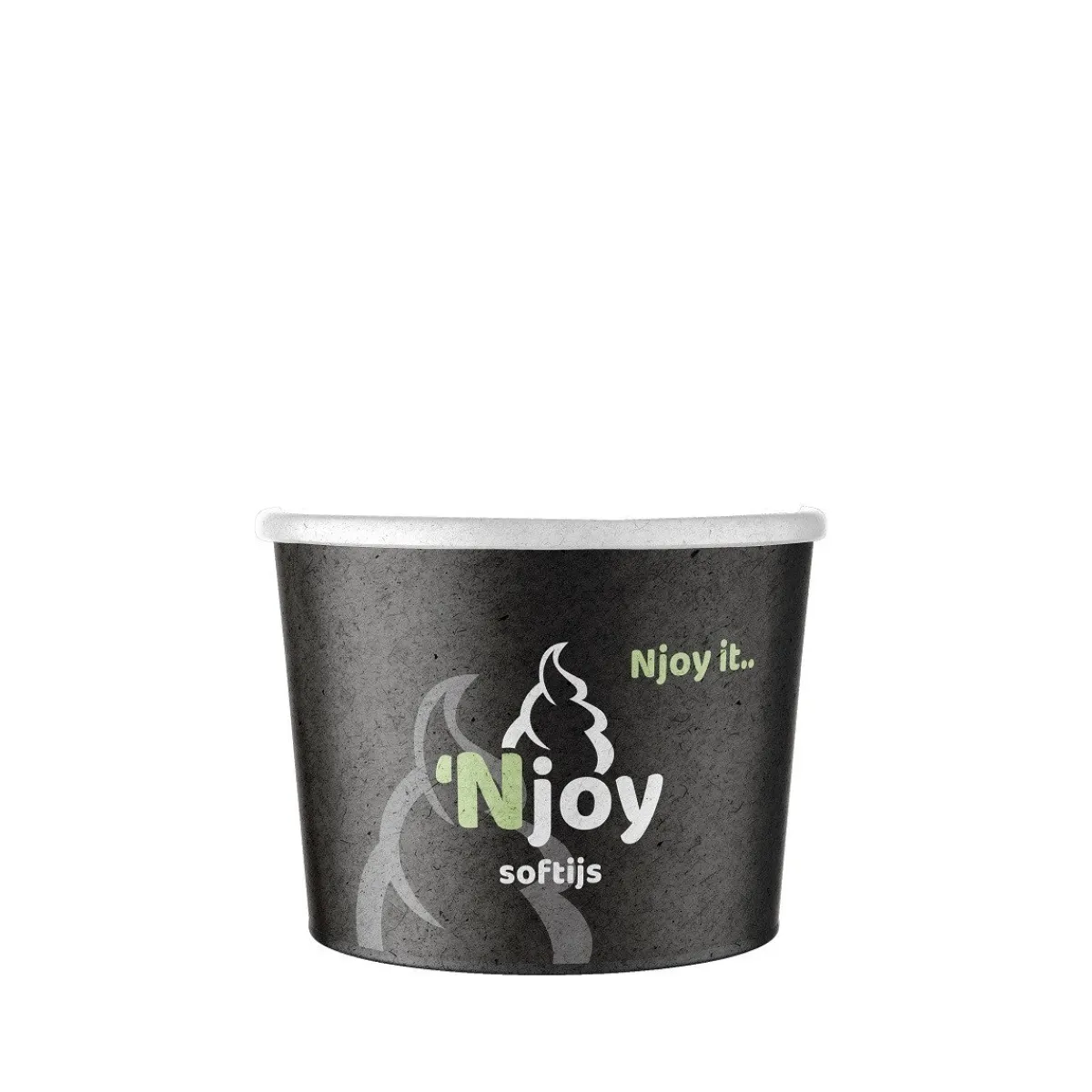 Njoy Sundae bekers 225cc (50 stuks) Bio Hot