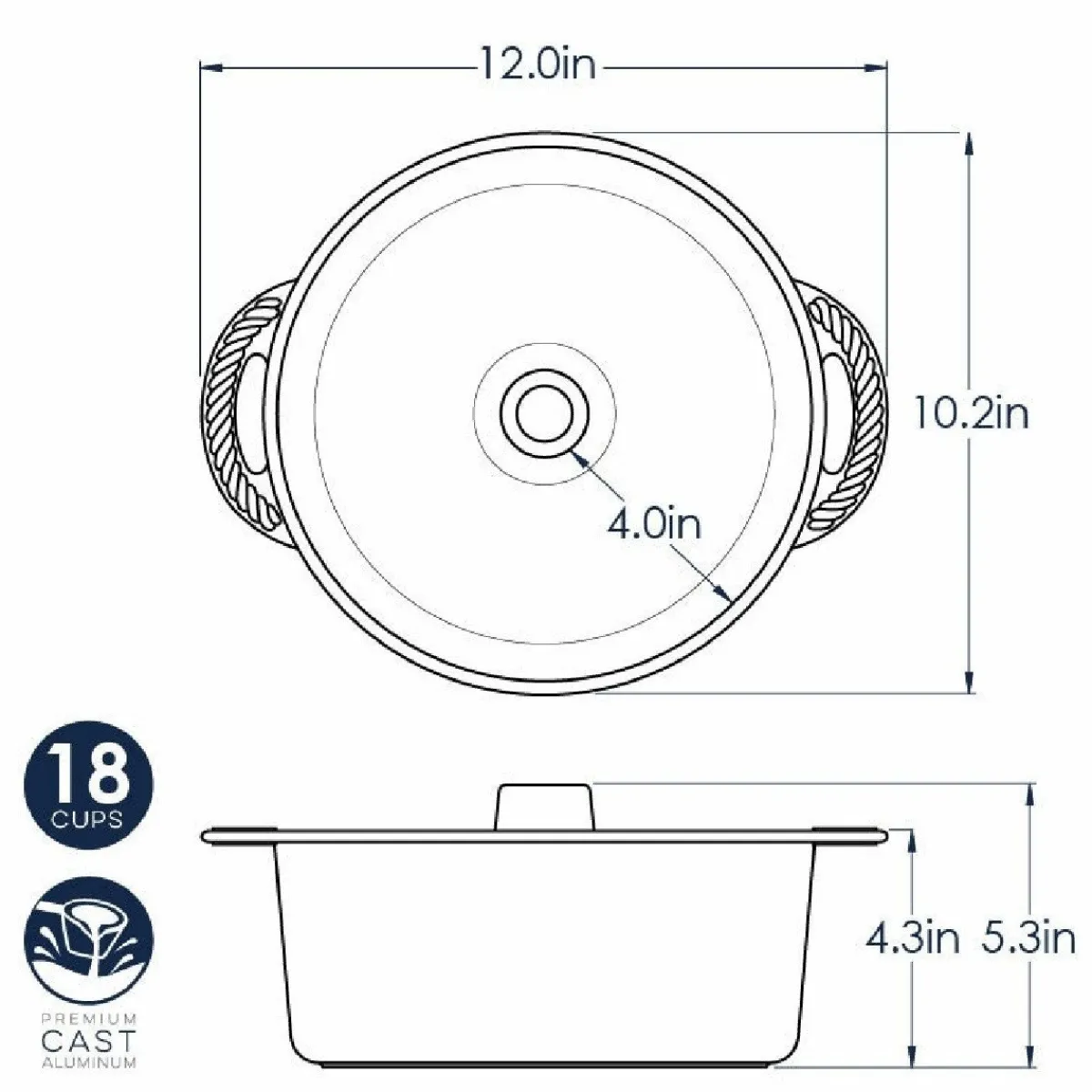 Nordic Ware Angel Food Cake Bakvorm Outlet