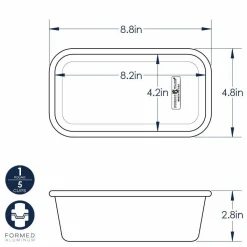 Nordic Ware Broodbakvorm 10x20cm Outlet