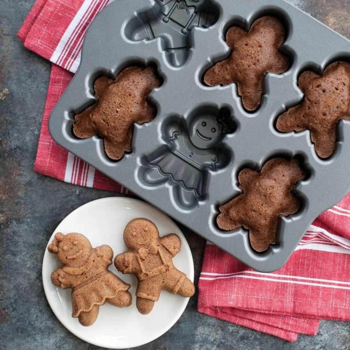 Nordic Ware Gingerbread Mini Bakvorm New