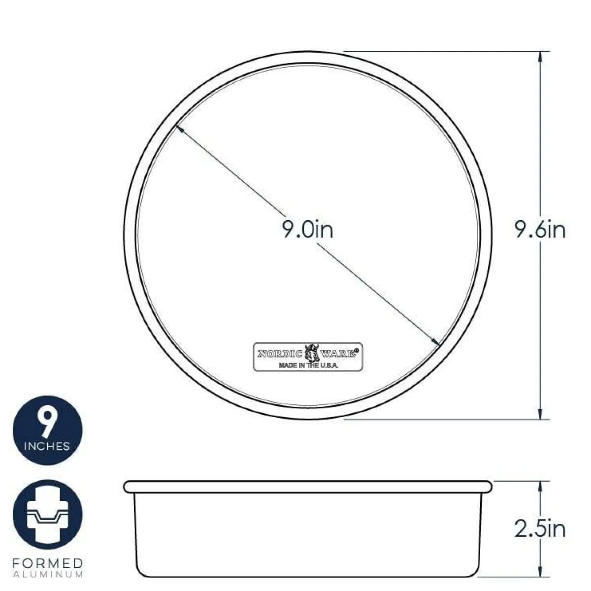 Nordic Ware Taartpan Ø22x6(h)cm Discount