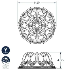 Nordic Ware Vaulted Cathedral Tulband Bakvorm Online