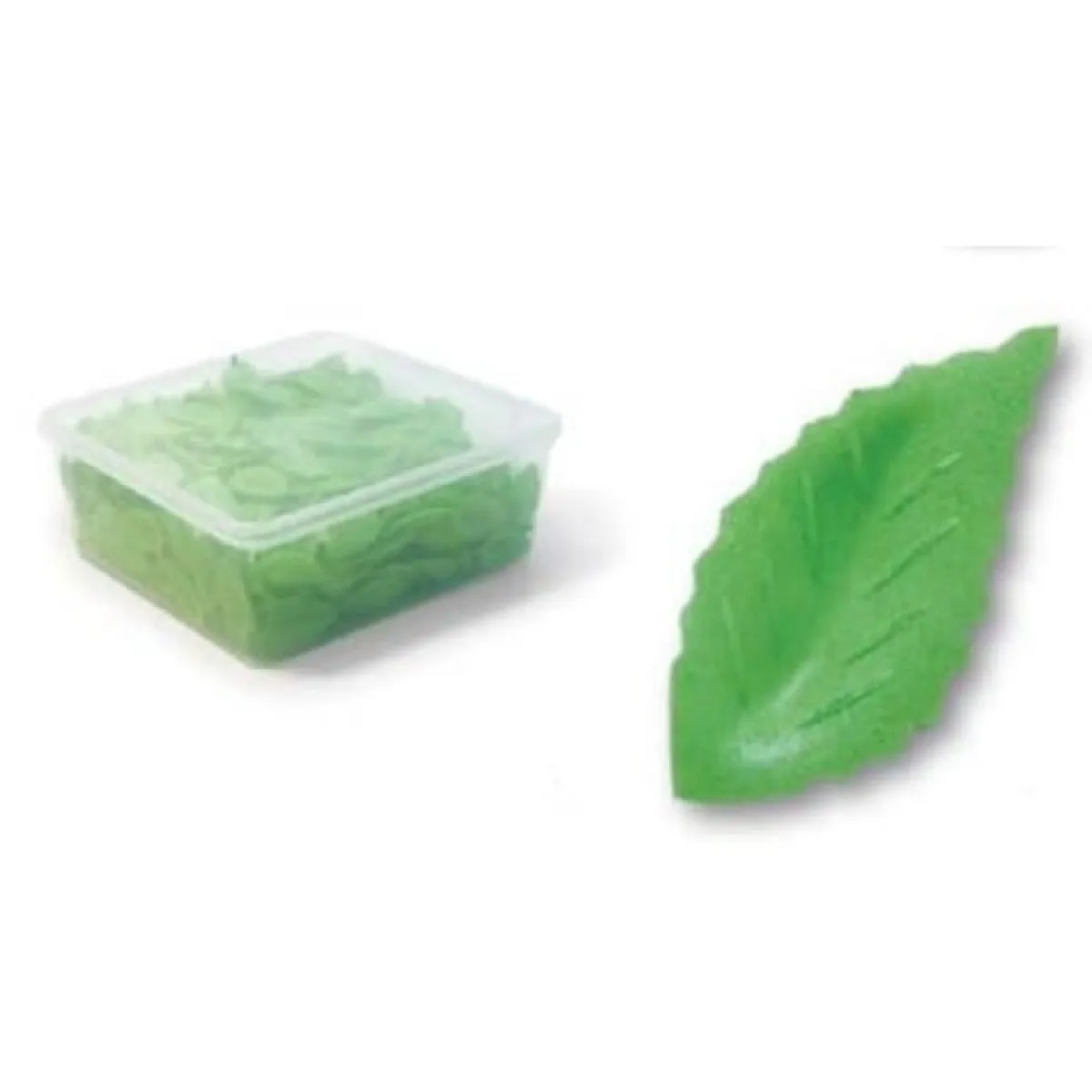 Overig Ouwel Blaadjes Gekarteld Spits Groen 40mm (500st) Discount