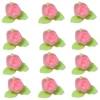 Overig Ouwel rozen met 3 groene blaadjes Roze, 81 stuks