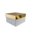 Decora Panettonedoos Wit met Goud 24x24x15(h)cm Sale