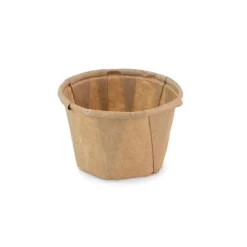 Overig Papieren Bakje Rond Bruin Ø4,4x2,7cm 200st. New