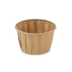 Overig Papieren Bakje Rond Bruin Ø5x3,1cm 200st. Best