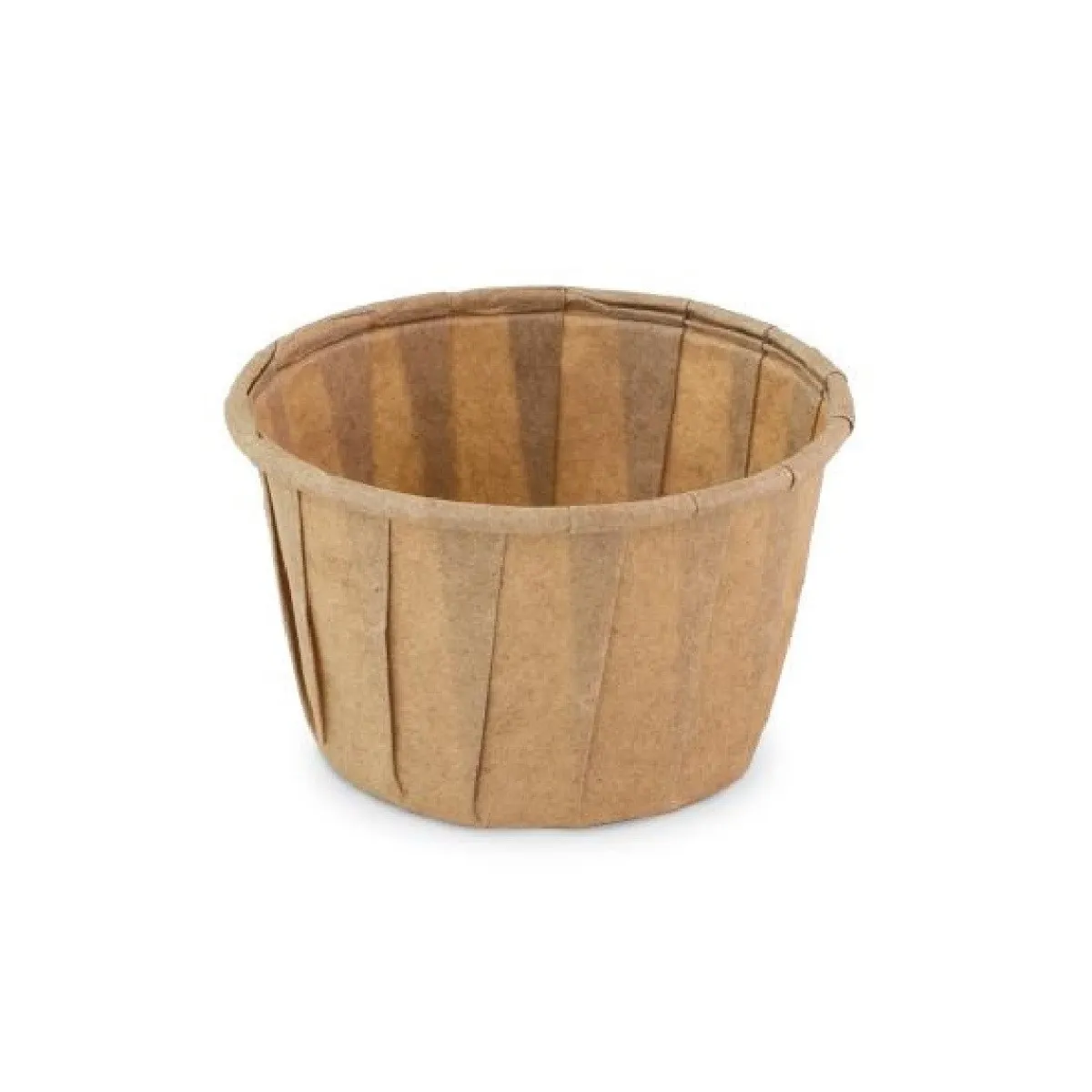Overig Papieren Bakje Rond Bruin Ø5x3,1cm 200st. Best