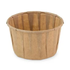Overig Papieren Bakje Rond Bruin Ø7x4,3cm 100st. Discount