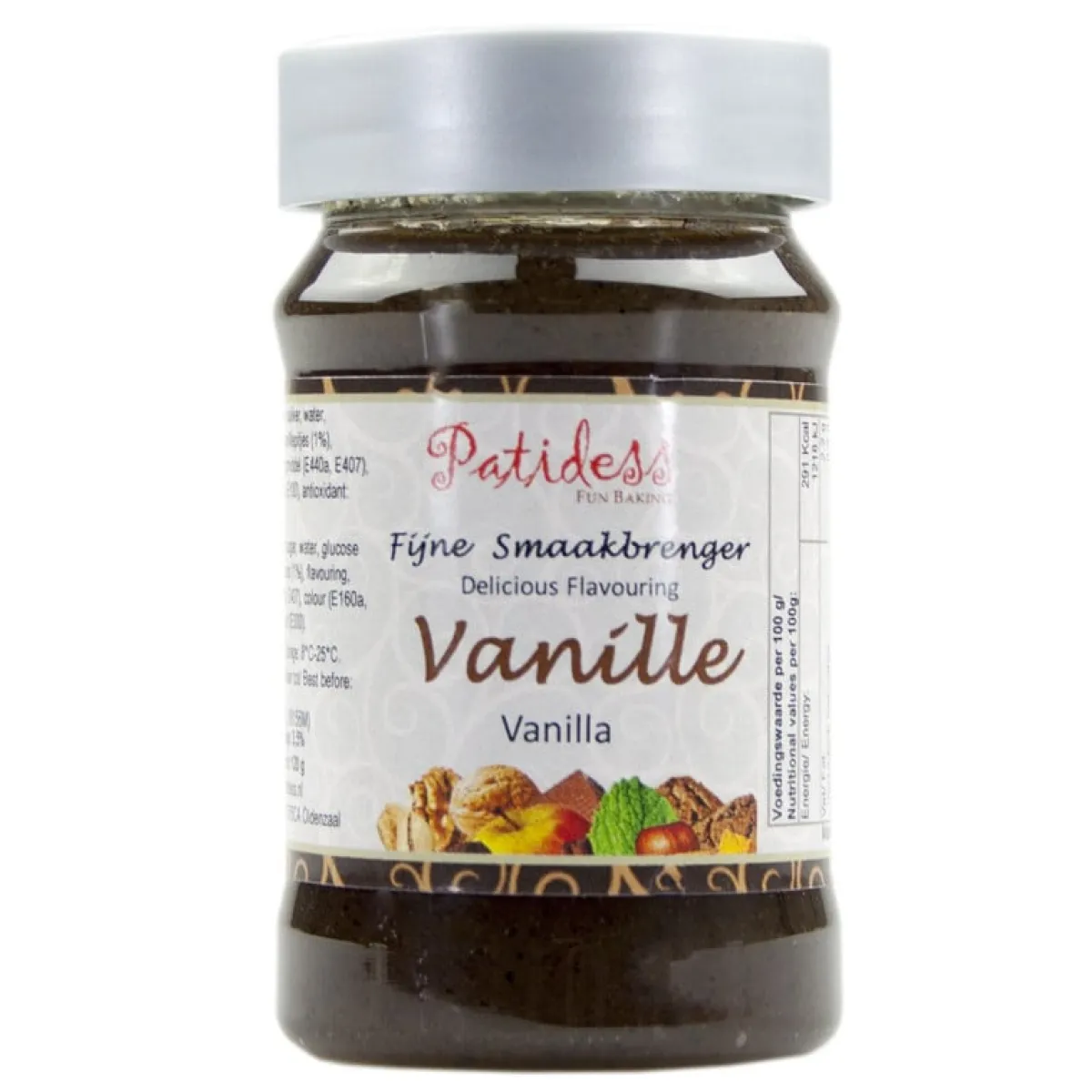 Patidess Smaakpasta Vanille 120g Outlet