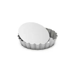 Patisse Mini Quichevorm Losse Bodem Silver-Top Ø10cm Clearance