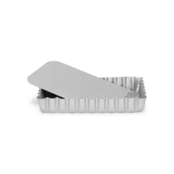 Patisse Mini Quichevorm Losse Bodem Silver-Top 13x8cm Outlet