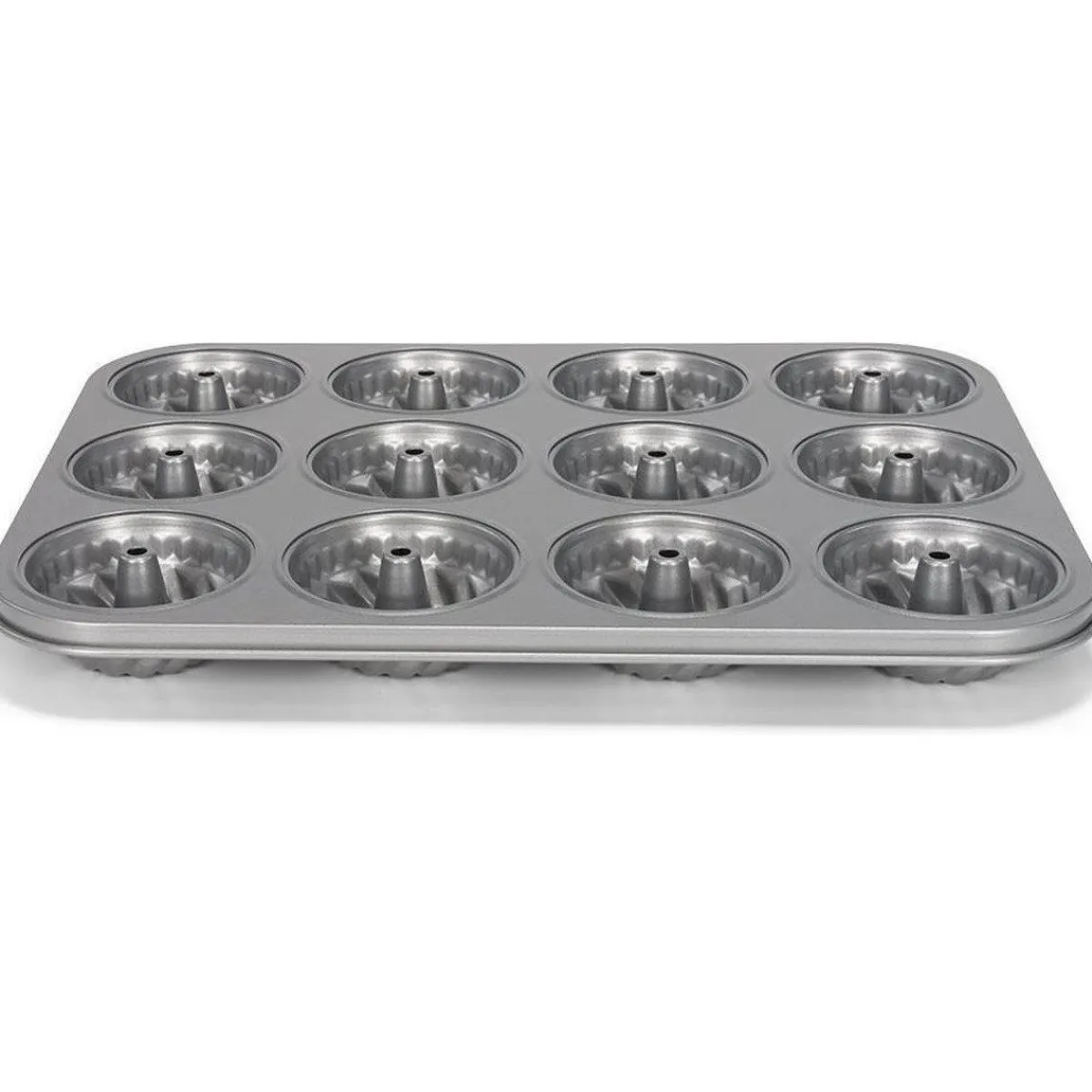 Patisse Mini Tulbandvorm Silver-Top 12 stuks 35x26cm