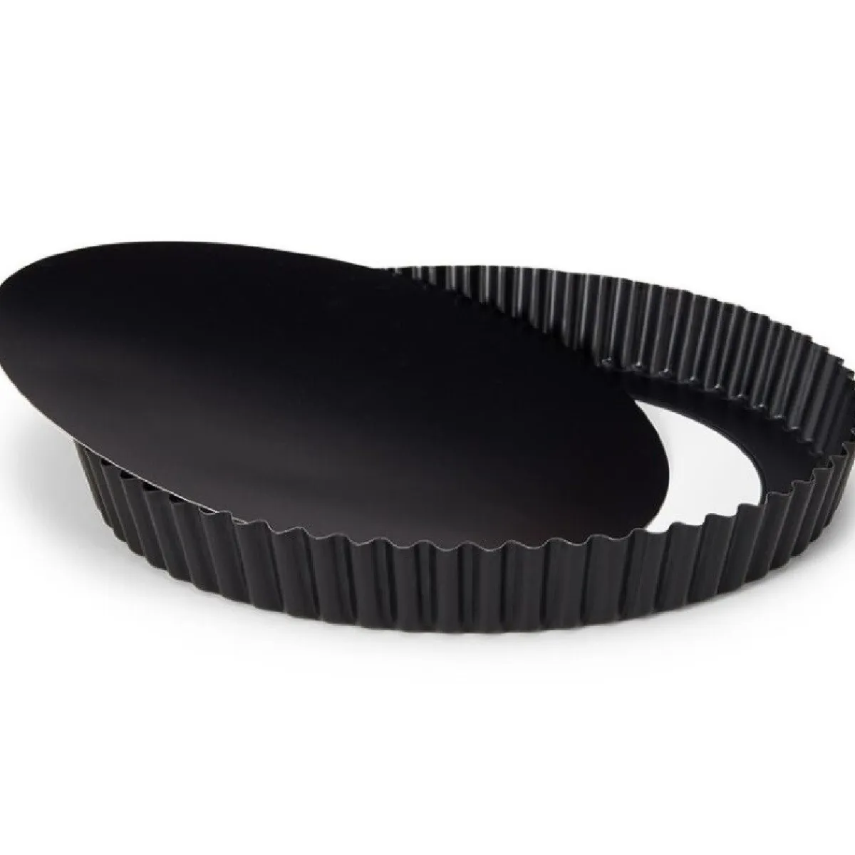 Patisse Quichevorm Blauwstaal Losse Bodem Ø28cm New
