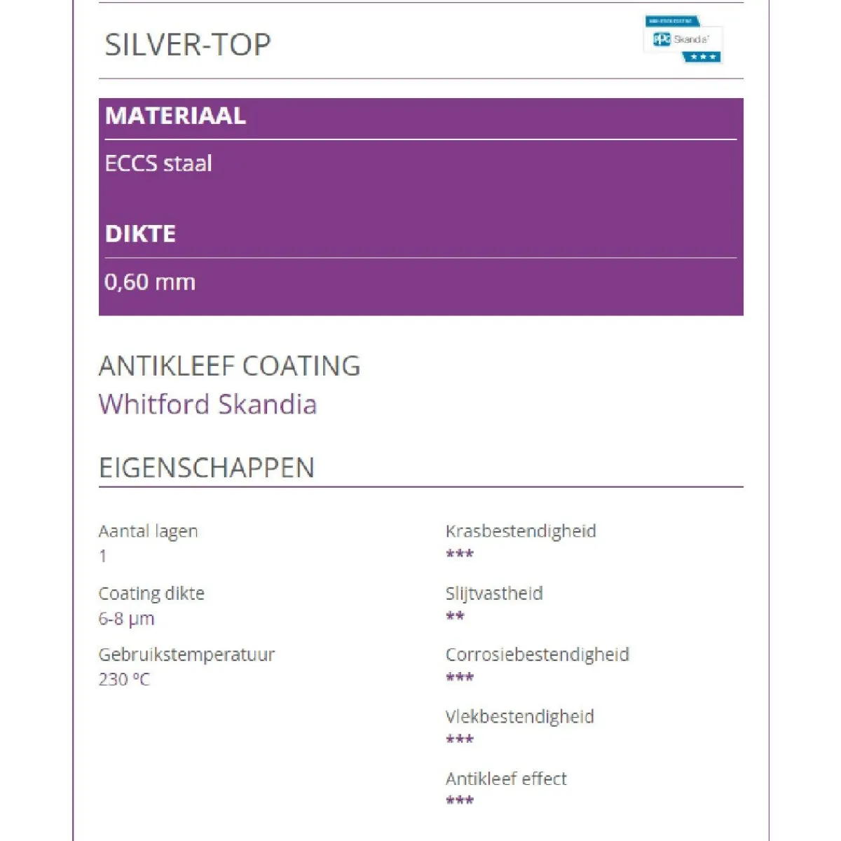 Patisse Quichevorm Losse Bodem Silver-Top 32x22cm Hot