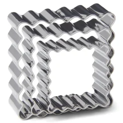 Patisse Uitsteker Ribbel Vierkant RVS Set/3 Best
