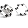 Patisse Uitstekers Smiley Bloem RVS 6cm 2-delig** Clearance