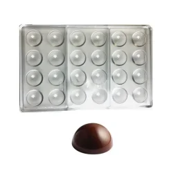 Pavoni Bonbonvorm Halve Bol (24x) Ø30x15mm Hot
