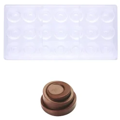 Pavoni Bonbonvorm Rond Babele (21x) Ø30mm New