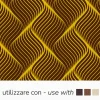 Pavoni Chocolade Transfersheets Gele Golven 34x26cm 10st Best