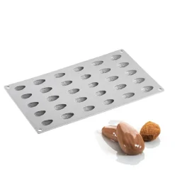 Pavoni Siliconen Vorm Amandel 34x21mm (30) 30x17,5cm Clearance