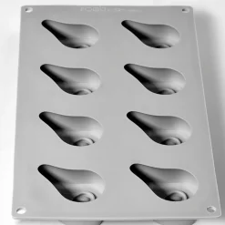 Pavoni Siliconen Vorm Halve Peer 75x54mm (8) 30x17,5cm Discount