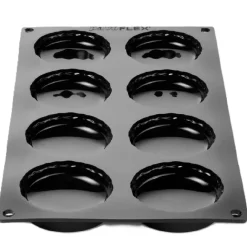 Pavoni Siliconen Vorm Mono Macaron Ø7x3,5cm (8) Set/2 New