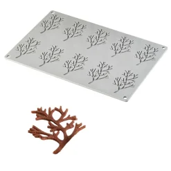 Pavoni Siliconen Vorm Wood Ø78x48mm (10) 30x20cm Best