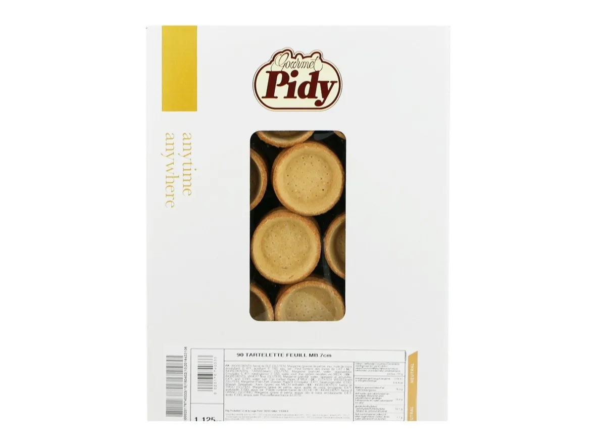 Pidy Quiche Bladerdeeg Ø7cm (90 st.) Hot