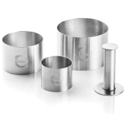 Plate-it Garneerringen met Pusher Set/4 Clearance