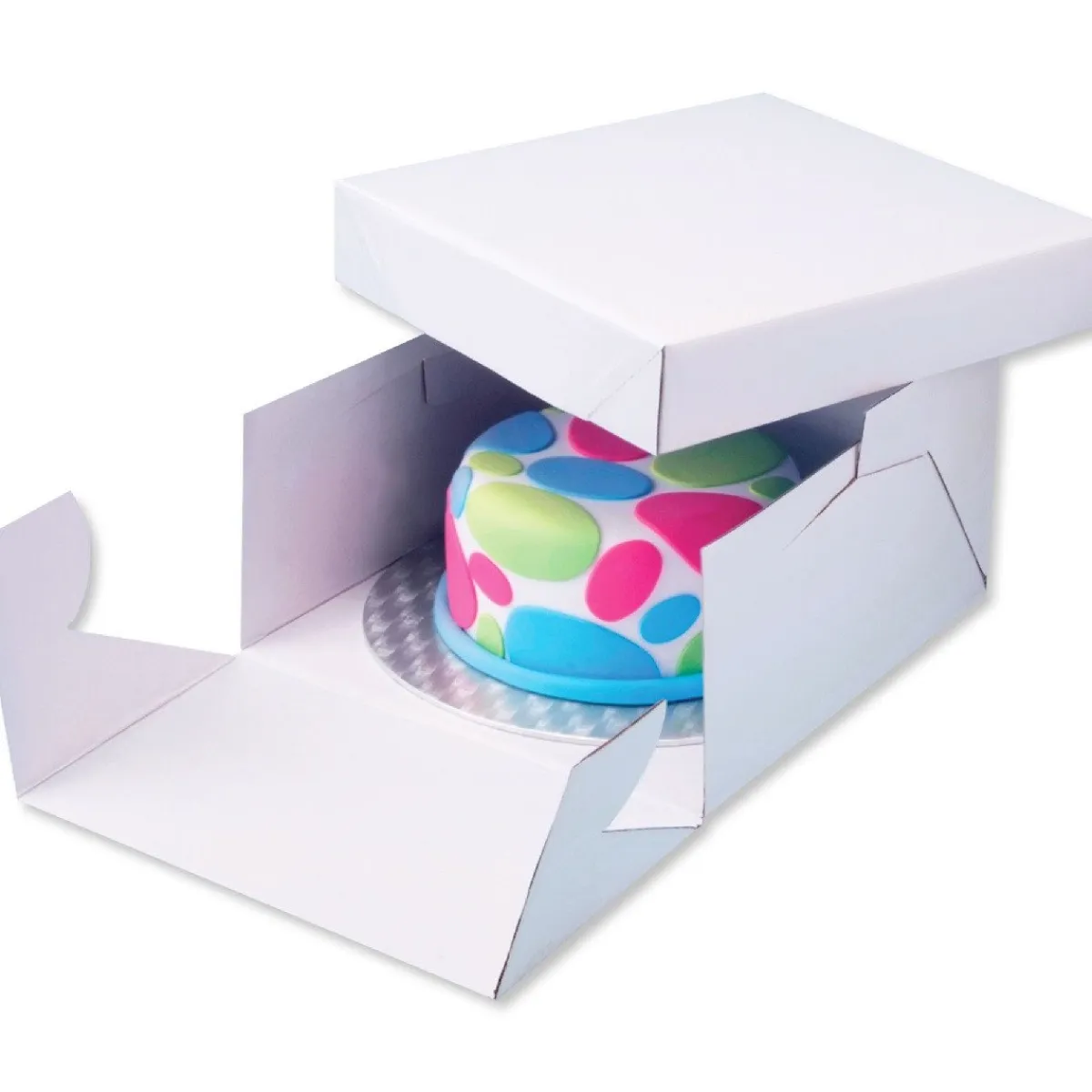 PME Cakeboard en doos rond 22,5x 2,5x15 cm Best