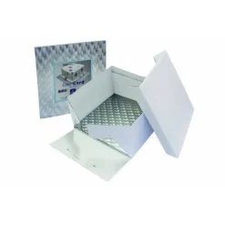 PME Cakeboard en doos vierkant 22,5x22,5x15 cm New