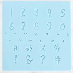 PME Cijfers & Tekens Stempelset Fun Fonts - Collectie 1 Hot