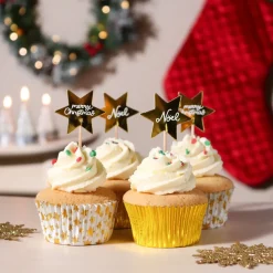 PME Cupcake Set Gouden Sterren 24st. Online