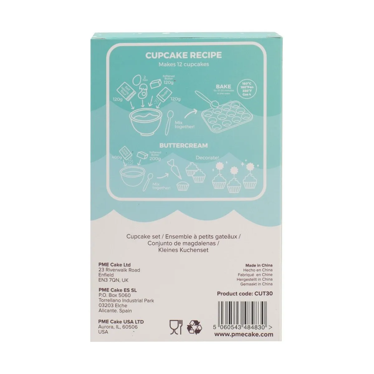 PME Cupcake Set Mermaid 24st. Sale