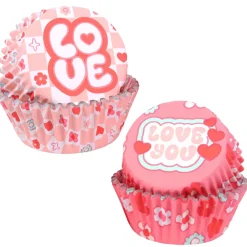PME Cupcake Vormpjes Love Ø52mm 60st. Best