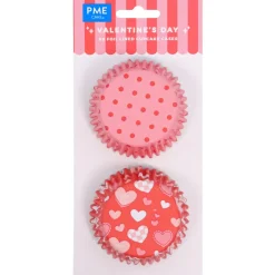 PME Cupcake Vormpjes Valentijn Ø52mm 60st. Hot