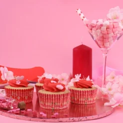 PME Cupcake Vormpjes Vintage Valentijn Ø52mm 60st. Discount