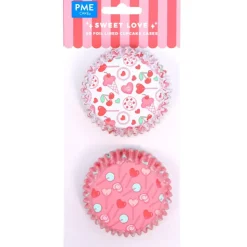 PME Cupcake Vormpjes Zoete Liefde Ø52mm 60st. New