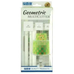 PME Geometric Cutter Square Set/3