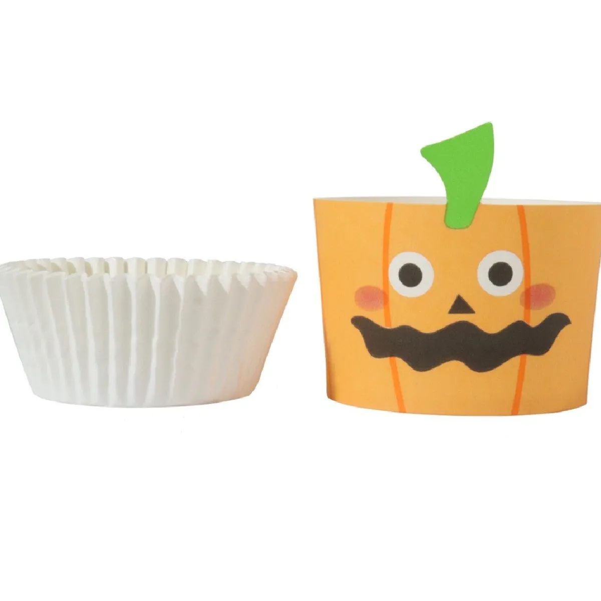 PME Halloween Cupcake Vormpjes Pompoenlantaarn Ø45mm 12st. Outlet