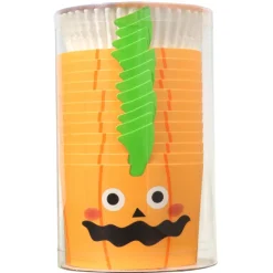 PME Halloween Cupcake Vormpjes Pompoenlantaarn Ø45mm 12st. Outlet
