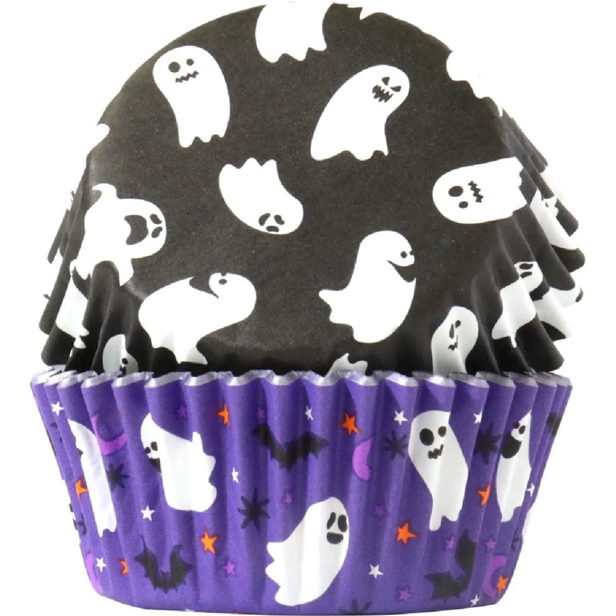 PME Halloween Cupcake Vormpjes Griezelige Geesten Ø52mm 60st Outlet