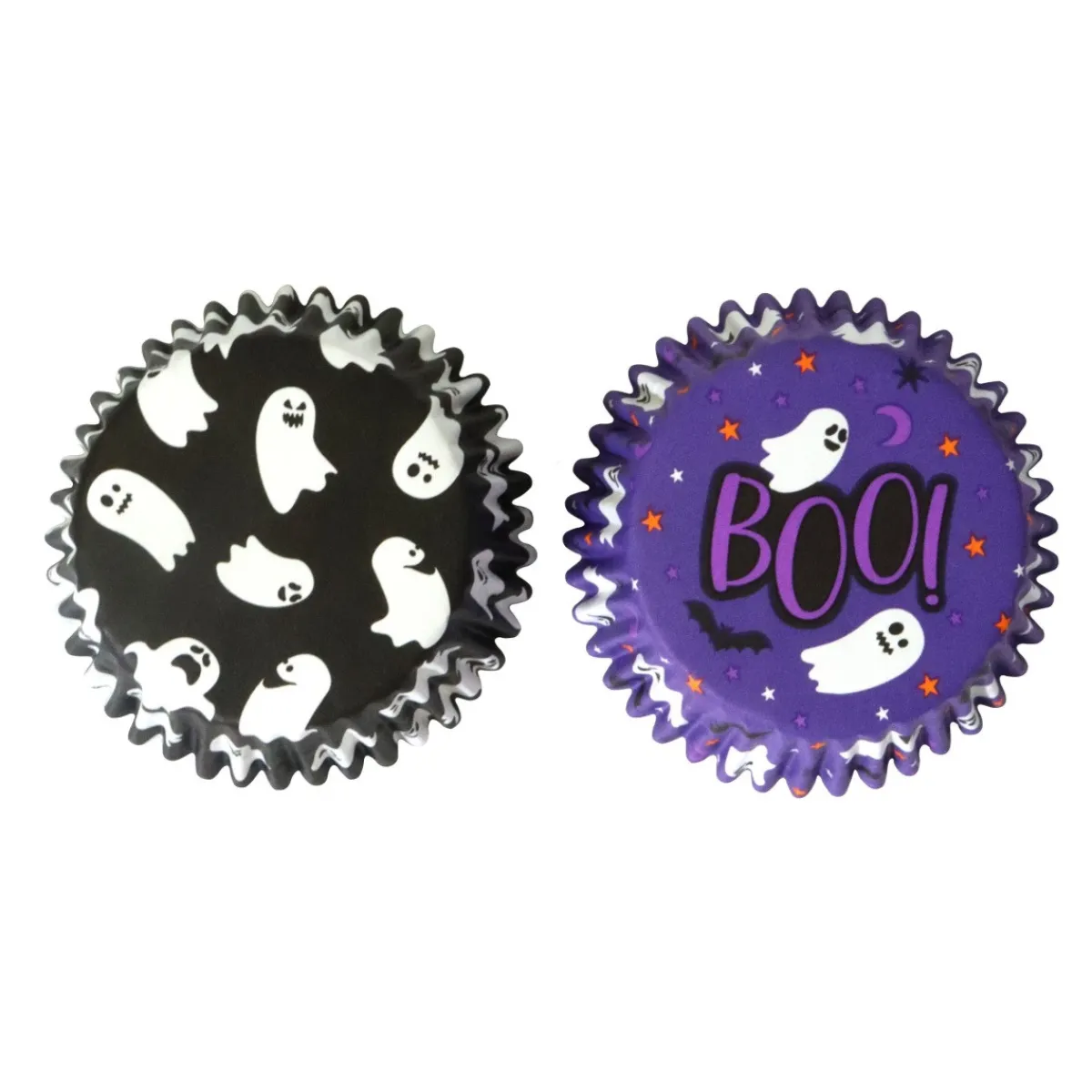 PME Halloween Cupcake Vormpjes Griezelige Geesten Ø52mm 60st Outlet