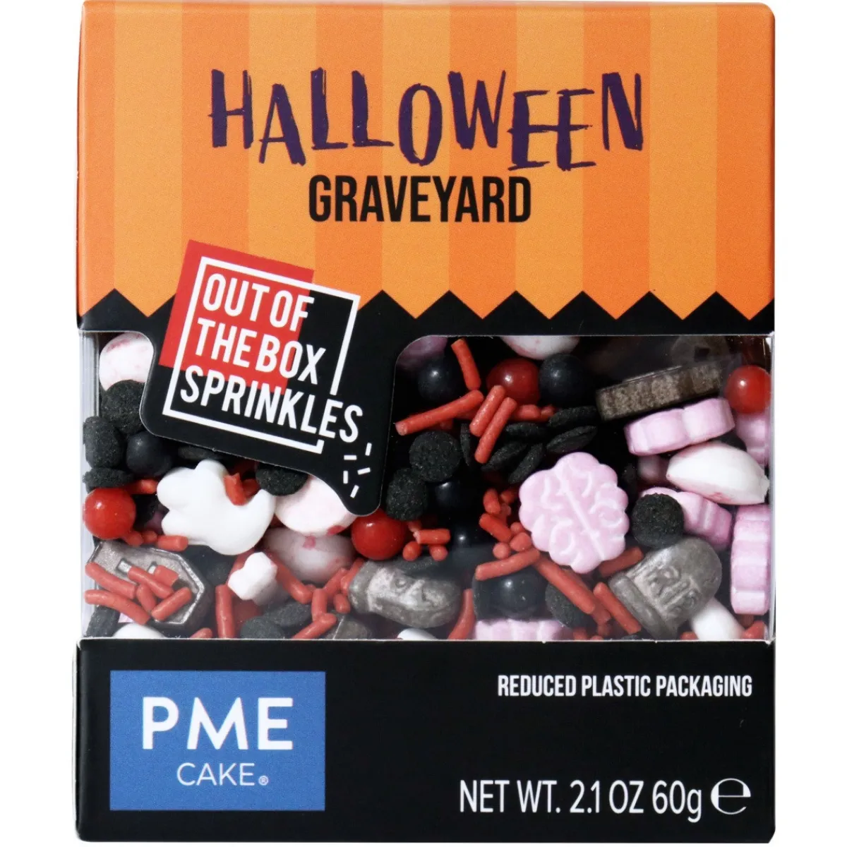PME Halloween Graveyard Sprinkle Mix (Out of the Box) 60g New