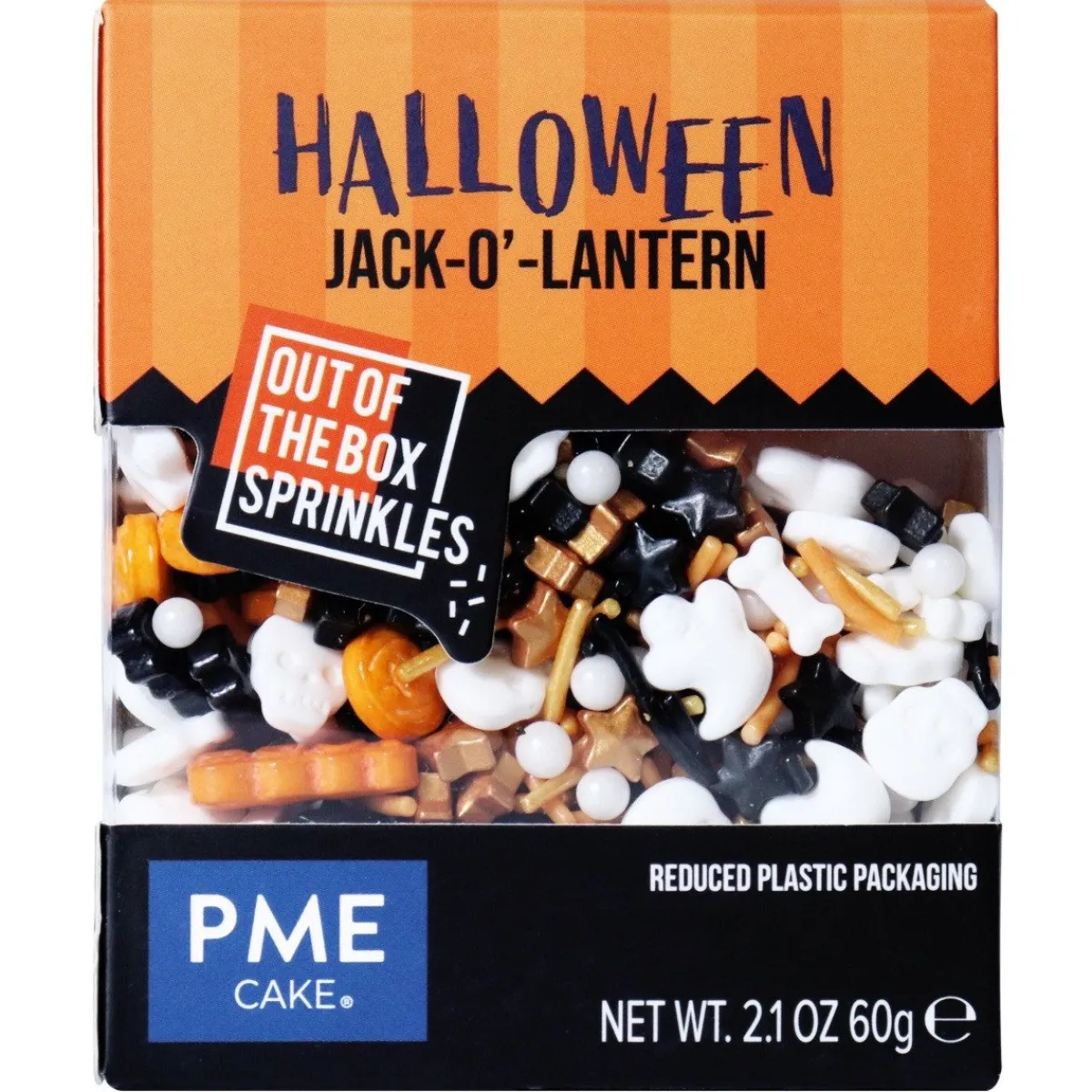 PME Halloween Pompoen Sprinkle Mix (Out of the Box) 60g New