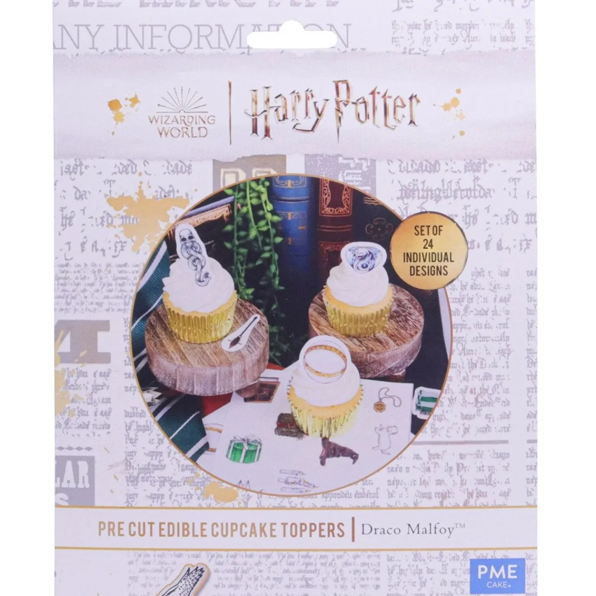 PME Harry Potter Draco Malfidus Suikerdecoratie 24st.**