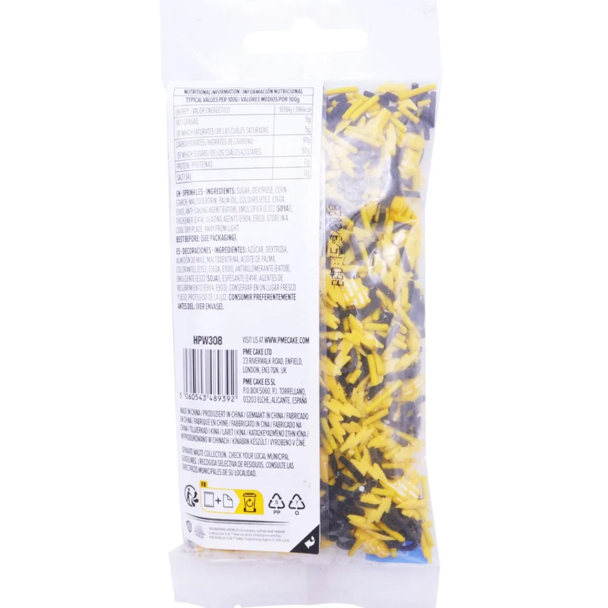 PME Harry Potter Sprinkles Mix 60g.